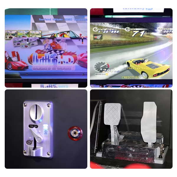 32” OutRun Driving Arcade Machine