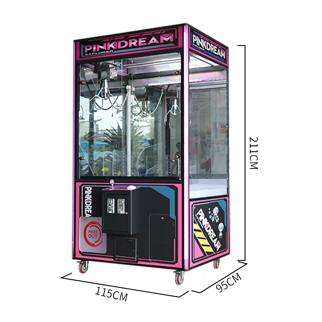 Pink Dream Big Claw Machine