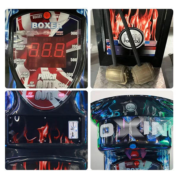 Coin-Operated Boxing Arcade Machine
