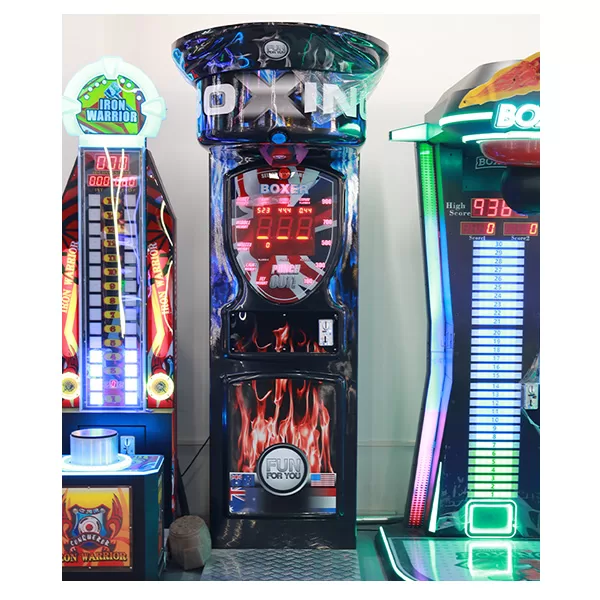 Coin-Operated Boxing Arcade Machine