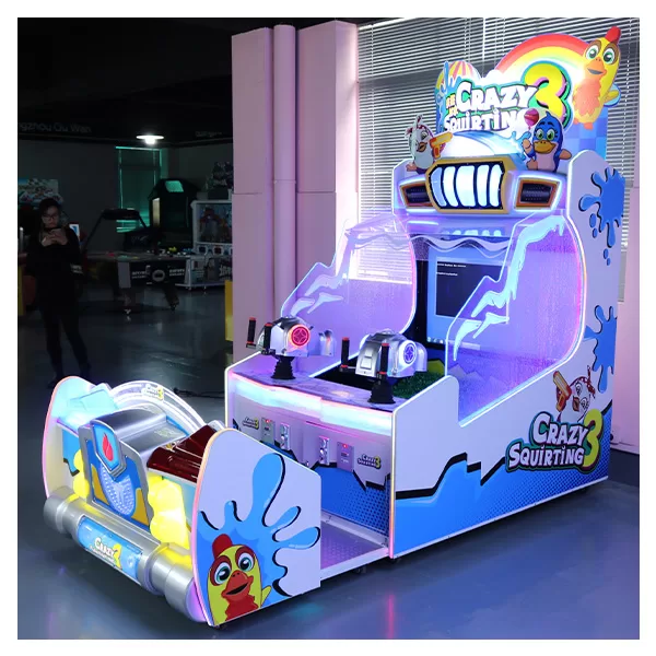 Crazy Squirting 3 Water Shooting Arcade Game Machine