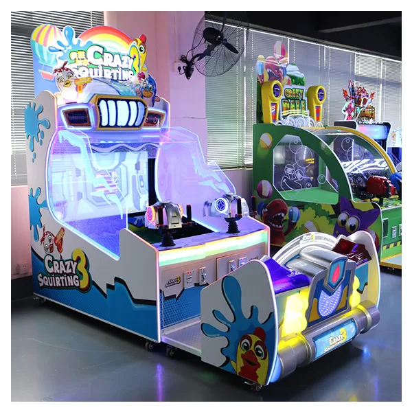 Crazy Squirting 3 Water Shooting Arcade Game Machine