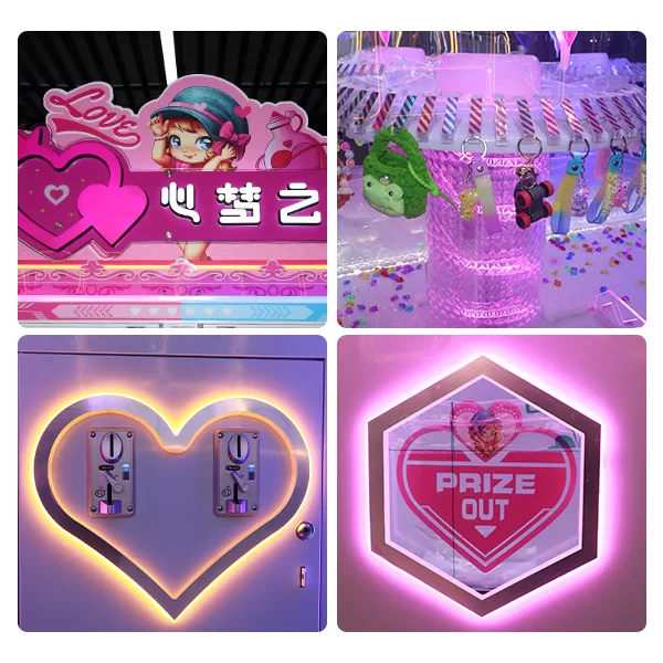 Dream Heart Coin-Operated Gaming Vending Machine