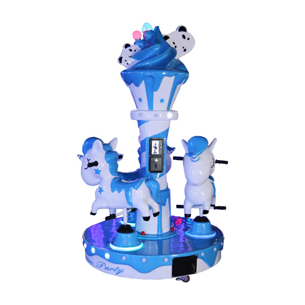 Coin-Operated Carousel Kiddie Ride