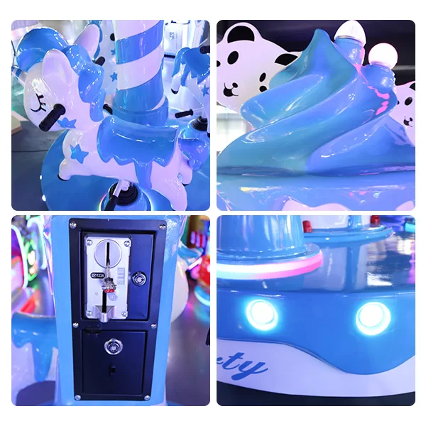 Coin-Operated Carousel Kiddie Ride