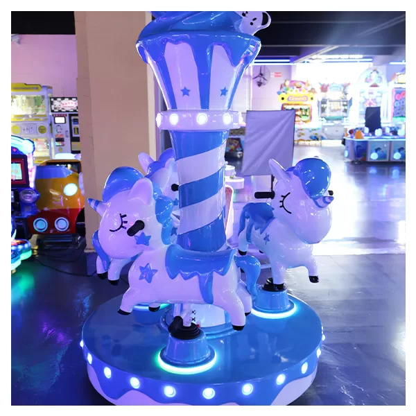 Coin-Operated Carousel Kiddie Ride