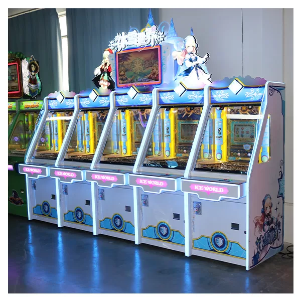 Ice World Coin Pusher Arcade Game