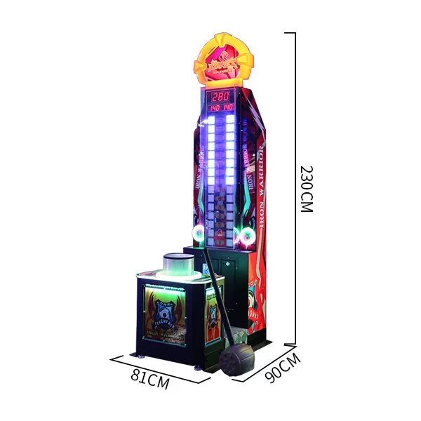Iron Warrior Hammer Arcade Game Machine