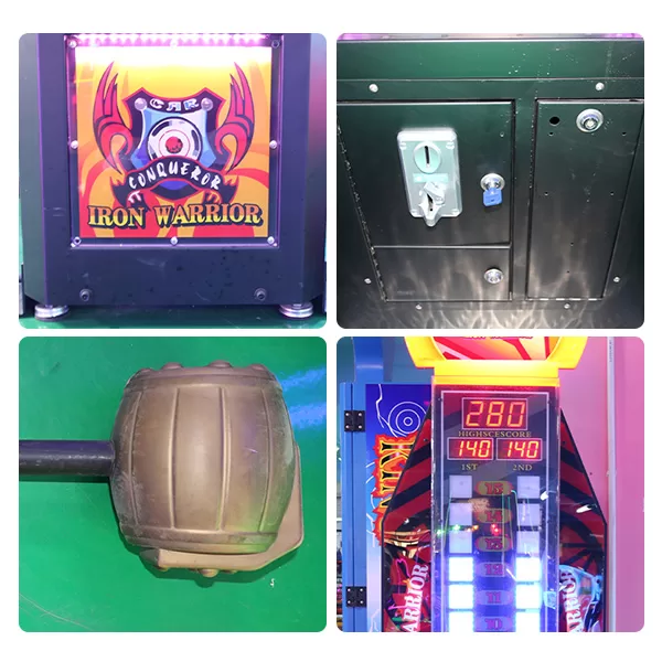 Iron Warrior Hammer Arcade Game Machine