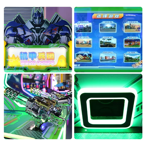 42″ Mech Corps Shooting Arcade Game Machine