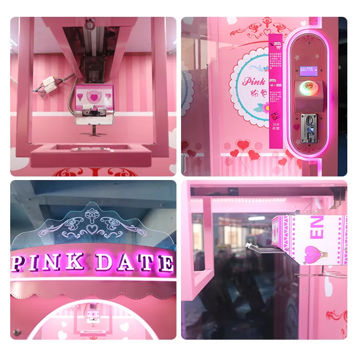 Pink Date Vending Game Machine