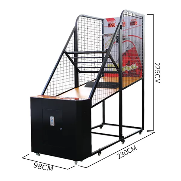 Coin-Operated Basketball Machine