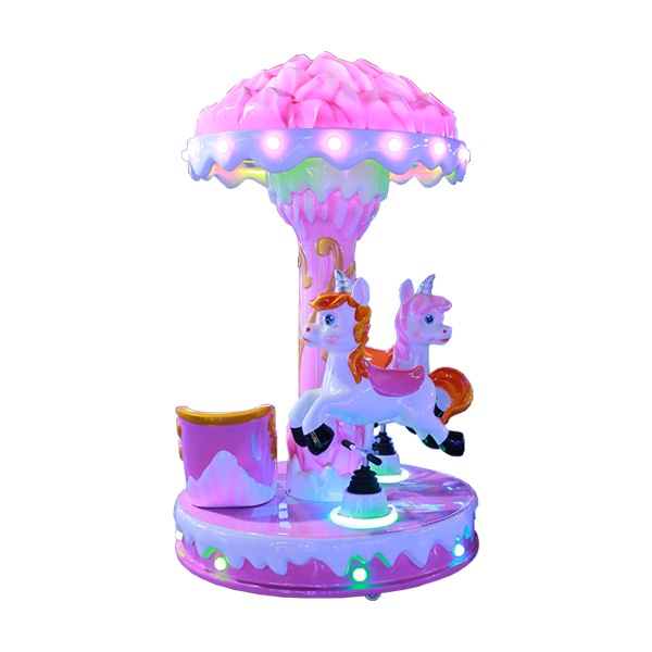 3 Horse Carousel Kiddie Ride