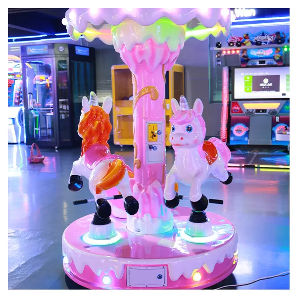 3 Horse Carousel Kiddie Ride